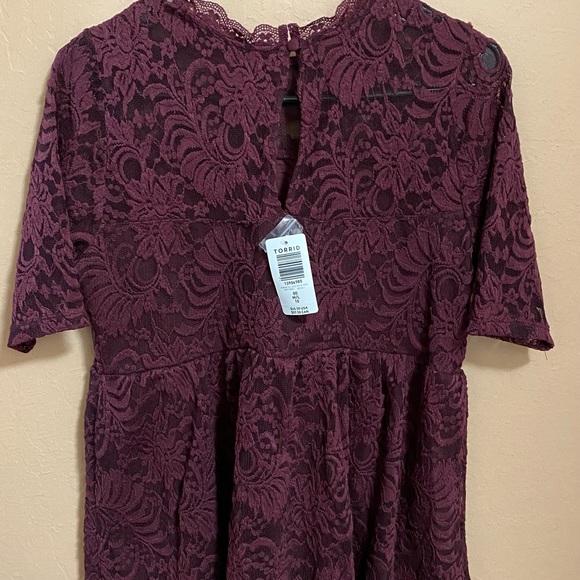 Torrid maternity peplum top - Picture 2 of 2